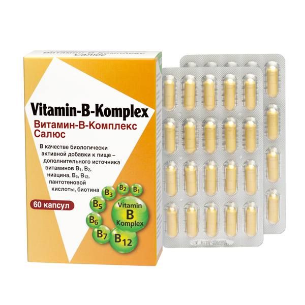 Витамин-В-Комплекс Salus капсулы 0,38г 60шт