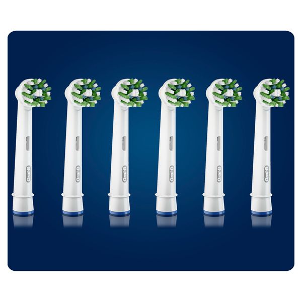 Насадка сменная для электрических зубных щеток CrossAction CleanMaximiser Oral-B/Орал-би 6шт фото №2