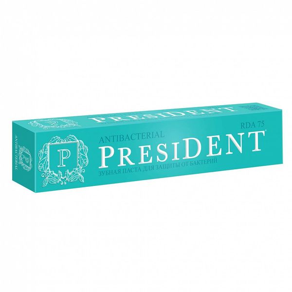 Купить Паста зубная President/Президент Antibacterial 50мл, Betafarma, Италия