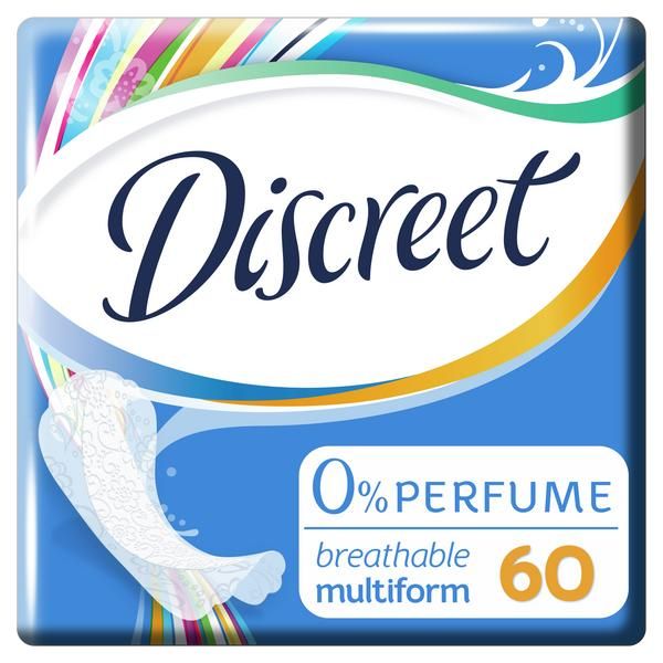 Ежедневные прокладки DISCREET (Дискрит) Air Multiform, 60 шт. прокладки ежедневные discreet no perfume air multiform дышащие 60 шт