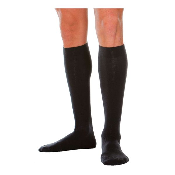 Гольфы компрессионные мужские 18-22 mmHg Relaxsan/Релаксан Cotton Socks, черные, р.4