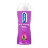 Гель-смазка 2 в 1 Aloe vera Play Massage Durex/Дюрекс фл. 200мл