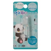Щетка для мягкого массажа десен Korea силиконовая на палец 0-12 мес. lki Panda миниатюра фото №2