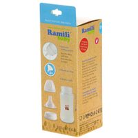 Бутылочка для кормления противоколиковая слабый потом 0+ Baby Ramili/Рамили 240мл миниатюра фото №3