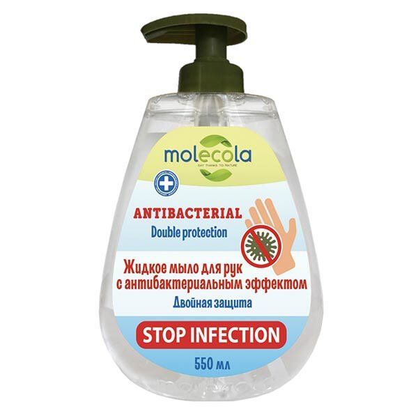 Мыло жидкое для рук с антибактериальным эффектом Molecola 500 мл Molecola 1224795 - фото 1