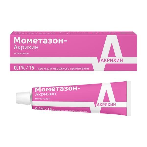 Мометазон-Акрихин крем для наружного применения 0,1% 15г фото №4
