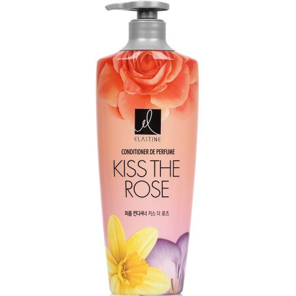 Кондиционер Elastine (Эластин) парфюмированный для всех типов волос kiss the rose 600мл