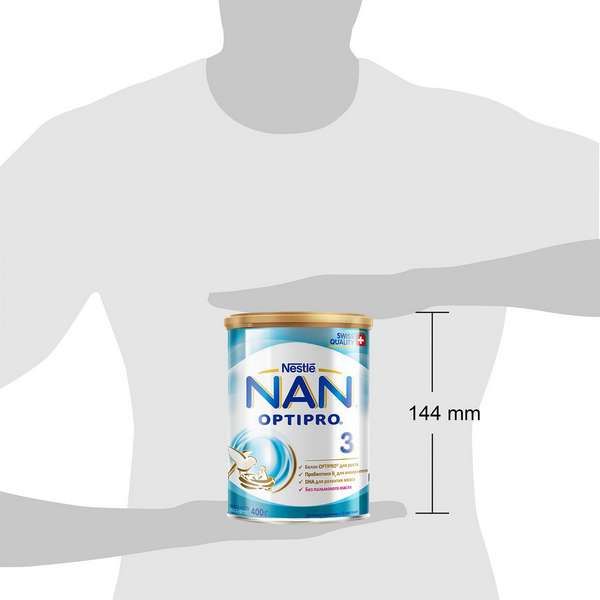 Смесь сухая молочная Nan/Нан 3 Optipro 400г фото №19