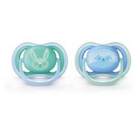 Пустышка Philips Avent серии Ultra Air Design Ёжик 6-18 мес., 2 шт. SCF344/22 миниатюра фото №6