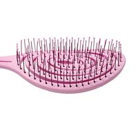 Био-расческа подвижная для волос светло-розовая Solomeya миниатюра