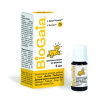 БиоГая с витамином Д3 для детей капли для приема внутрь 5мл, миниатюра фото №3
