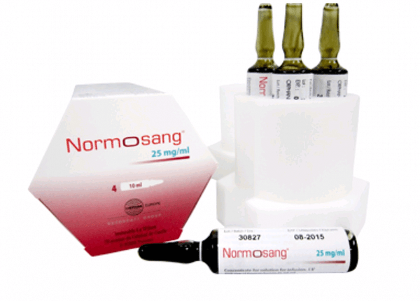 Нормосанг конц. для инф. 25 мг/мл 10 мл 4 шт.