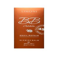 BB-крем для лица с экстрактом секреции улитки Snail Repair Blemish Balm тон №1 50 мл Limoni миниатюра фото №3
