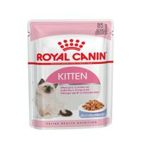 Корм влажный для котят в возрасте до 12 месяцев пауч желе Kitten Royal Canin/Роял Канин 85г