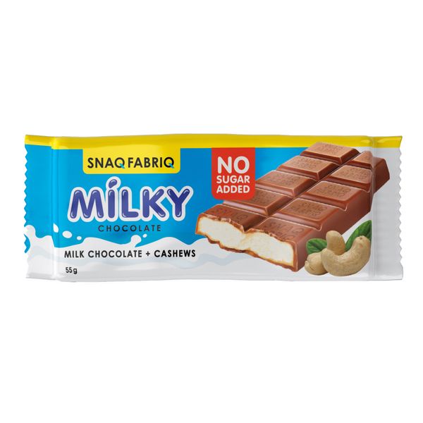 Шоколад молочный с молочно-ореховой пастой Snaq Fabriq 55г ООО Фитнес Фуд