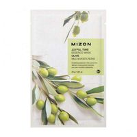 Маска для лица тканевая с экстрактом оливы Joyful time essence mask olive MIZON 23г
