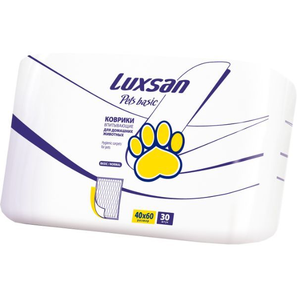 Коврики для животных Basic Luxsan 40х60см 30шт коврики для животных basic luxsan 40х60см 30шт