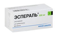Эспераль таблетки 500мг 20шт, миниатюра