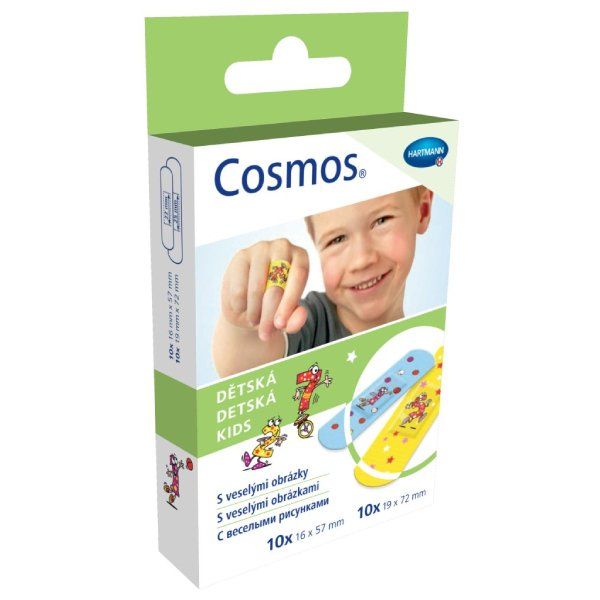 Пластырь 2 размера Kids Cosmos/Космос 20 шт.