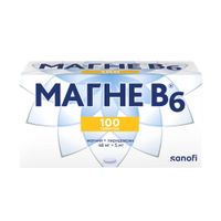 Магне В6 таблетки п/о 48мг+5мг 100шт