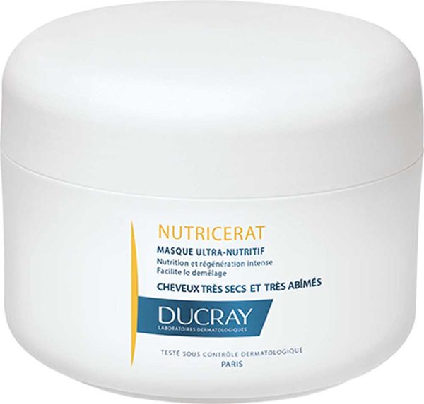 ducray сверхпитательная маска для сухих волос 150 мл ducray nutricerat Маска для волос сверхпитательная Nutricerat Ducray/Дюкрэ 150мл (C17867)