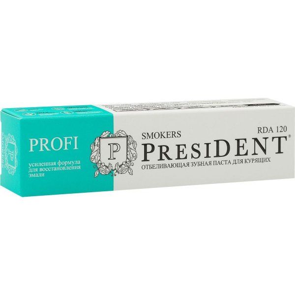 Паста зубная President/Президент Profi Smokers 50мл