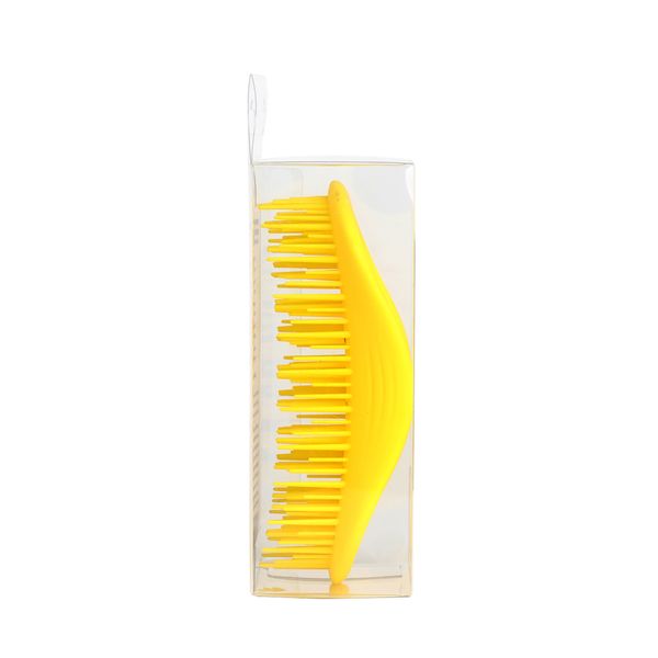 Расческа-арома для сухих и влажных волос с ароматом лимона мини Solomeya (220408-A-01) фото №2