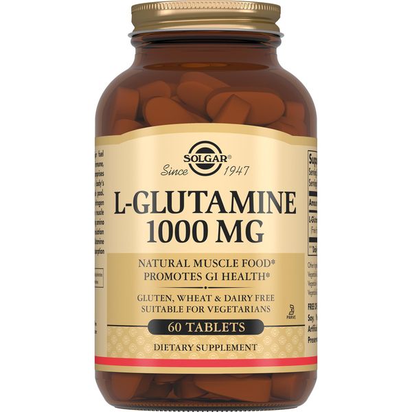 Solgar(Солгар) L-глутамин таблетки 1000 мг 60 шт. Solgar Vitamin and  Herb