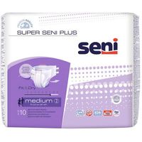 Подгузники Super Seni Plus (Супер Сени Плюс) medium р.2 75-110 см. 2400 мл 10 шт.