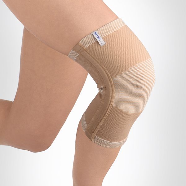 Бандаж на коленный сустав Интерлин РК К02, бежевый, р.S фото №3