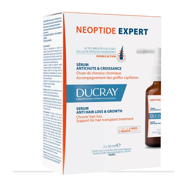 Сыворотка придающая плотность волосам укрепляющая Neoptide Expert Ducray/Дюкрэ фл. 50мл 2шт фото №4