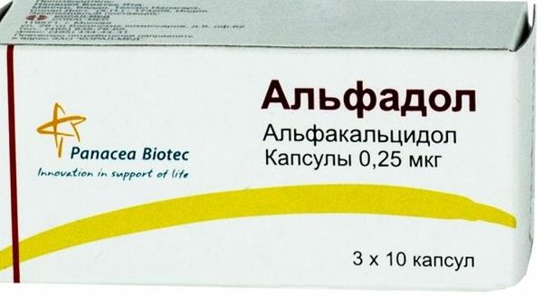 Альфадол капсулы 0,25мкг 30шт Panacea Biotec 1461622 - фото 1