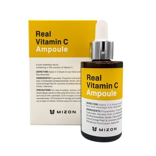 Сыворотка для лица с витамином с Real vitamin c ampoule MIZON 30мл