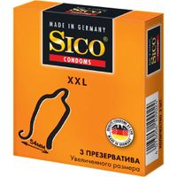 Презервативы Sico (Сико) XXL увеличенного размера 3 шт., миниатюра
