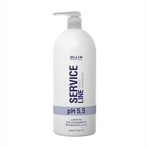 Шампунь для ежедневного применения рН 5.5/ Daily shampoo pH 5.5 Ollin service line 1000мл фото №2