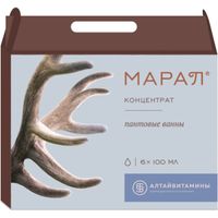 Ванны концентрат марал пантовые Алтайвитамины фл. 100мл 6шт