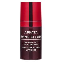 Крем-лифтинг против морщин для кожи вокруг глаз и губ Wine Elixir Apivita/Апивита 15мл