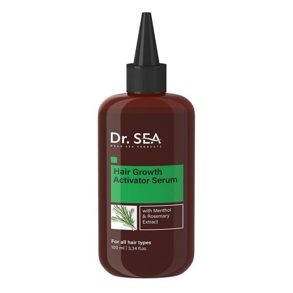 Купить Сыворотка-активатор для роста волос с ментолом и экстрактом розмарина Dr.Sea/ДокторСи 100мл, Pharma Naturalis LTD, Израиль