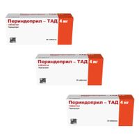 3Х Периндоприл-ТАД таблетки 4мг 30шт