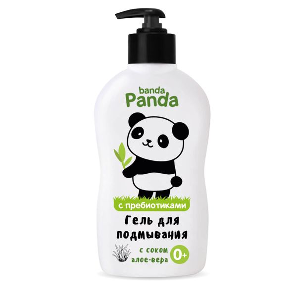 Гель для подмывания для новорожденных с пребиотиком детский 0+ Banda Panda 250мл banda panda гель для подмывания 250 мл 2 шт