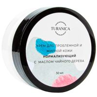 Turanica крем для проблемной и жирной кожи нормализующий с маслом чайного дерева 50 мл миниатюра фото №3