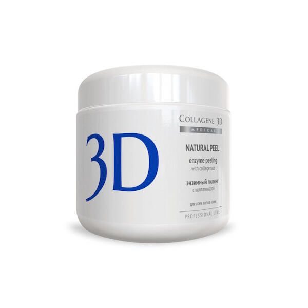 Пилинг с коллагеназой Natural peel Collagene 3D/Коллаген 3Д 150г