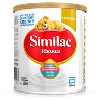 Смесь сухая на основе изолята белков сои для детей с рождения Изомил Similac/Симилак банка 400г
