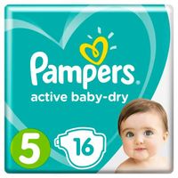 Подгузники Pampers (Памперс) Active Baby-Dry р.5 Junior 11-18 кг 16 шт. миниатюра
