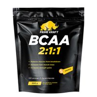 Аминокислоты БЦАА/BCAA 2:1:1 со вкусом ананаса дойпак Primekraft/Праймкрафт 500г