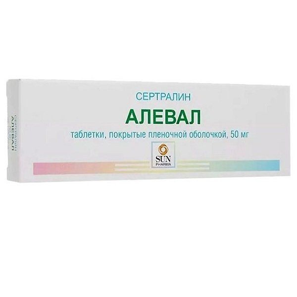 Алевал таблетки п.п.о. 50мг 28 шт. SUN Pharmaceutikal Industries Ltd 1303098 - фото 1