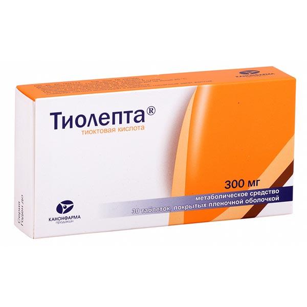 Изображение товара Тиолепта таблетки п/о плен. 300мг 30шт