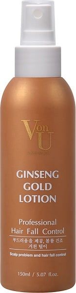 Лосьон для роста волос с экстрактом золотого женьшеня Ginseng Gold Lotion 150 мл Von-U