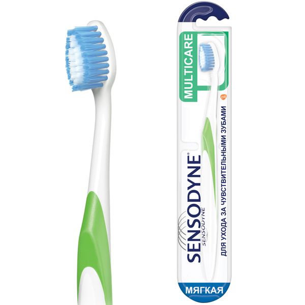 Sensodyne(Сенсодин) Комплексная Защита, зубная щетка д/деликатной чистки чувствительных зубов,мягкая