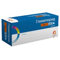 Глимепирид таблетки 4мг 30шт